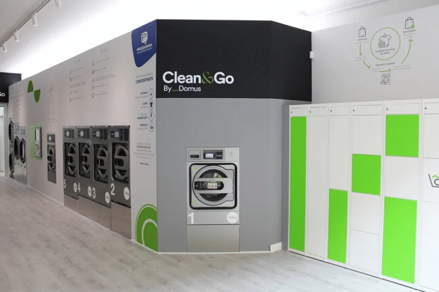 maquinaria automatica para lavanderia autoservicio clean