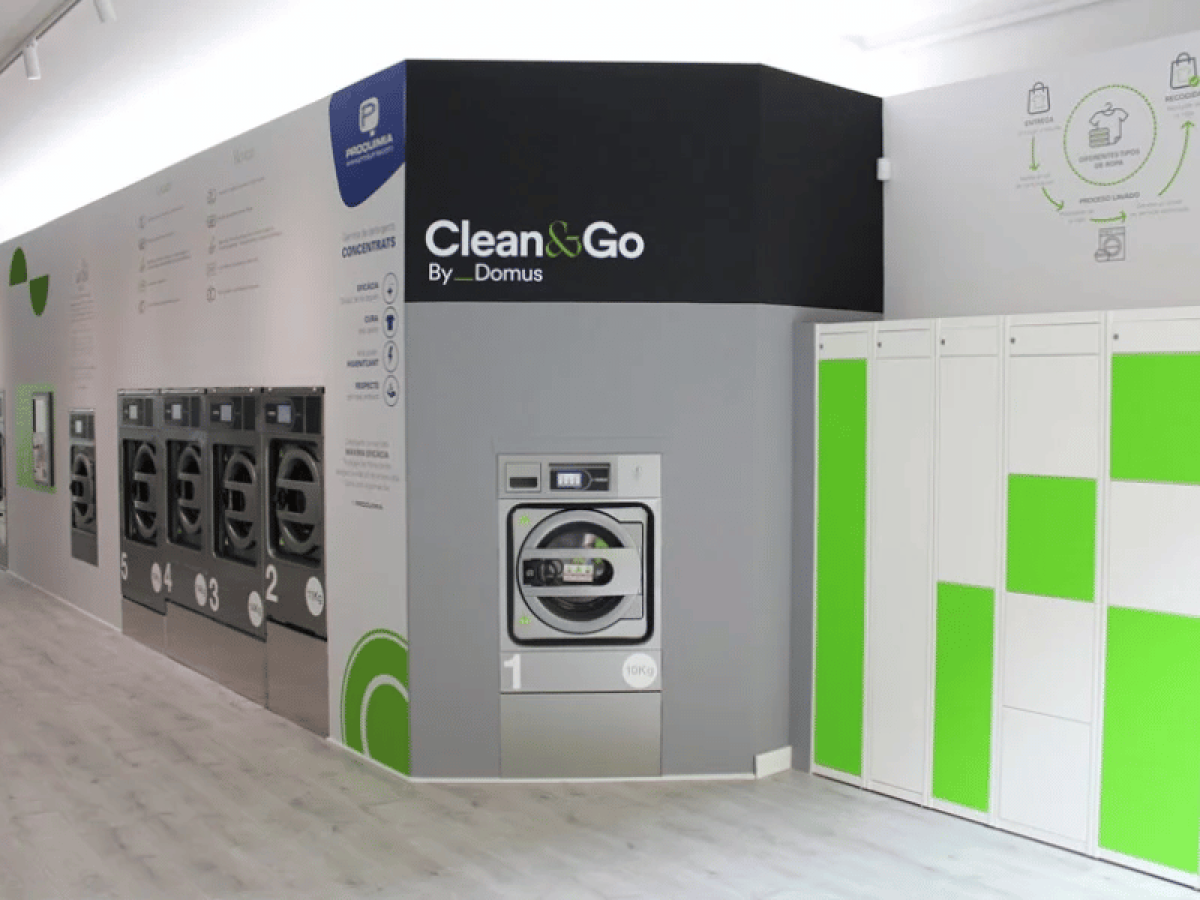 maquinaria automatica para lavanderia autoservicio clean